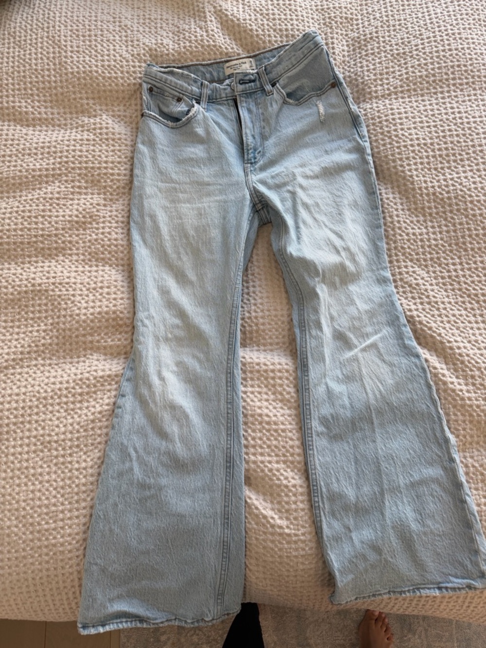 Abercrombie & Fitch Light Blue Flare Jeans